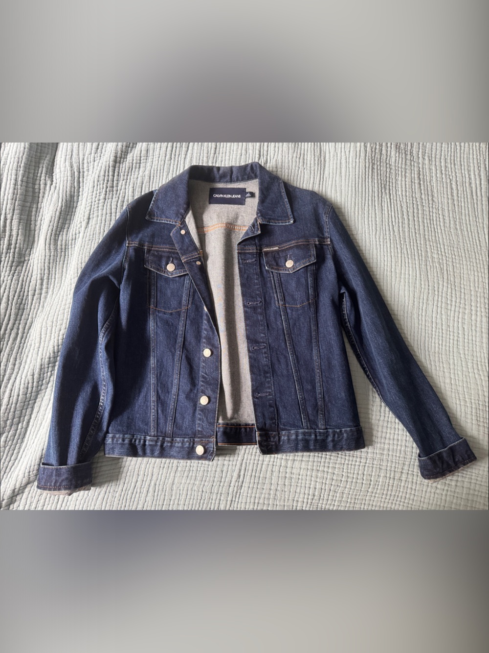 Calvin Klein Jeans Indigo Denim Trucker Jacket